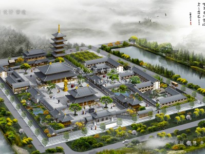 海宁寺庙建筑总体规划方案